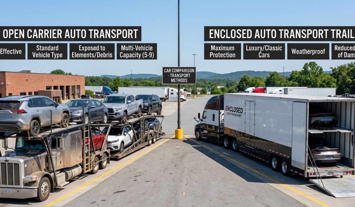 Professional Kenosha car shipping services with open and enclosed auto transport by SpeedComd