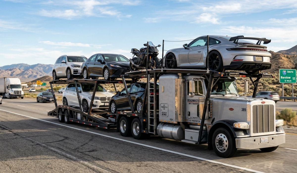 SpeedComd transporting cars, SUVs, trucks, luxury vehicles, motorcycles, and electric vehicles from Michigan to Maine.
