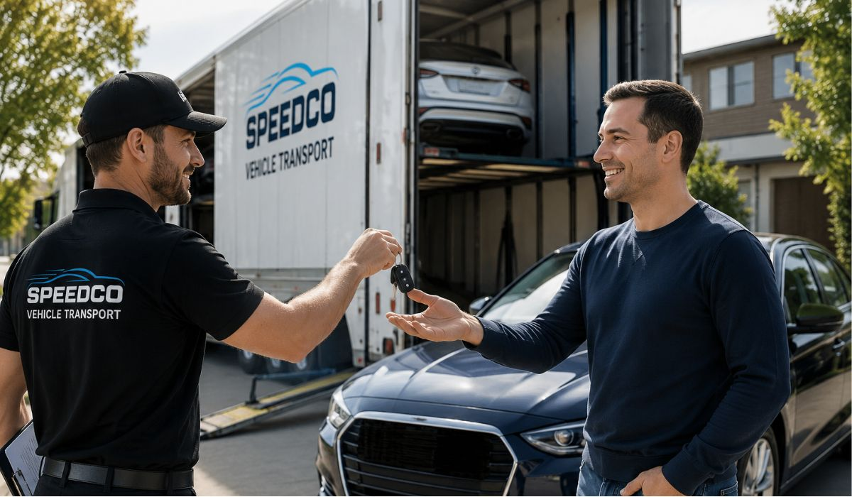 SpeedComd Washington to California car shipping providing reliable door-to-door auto transport service