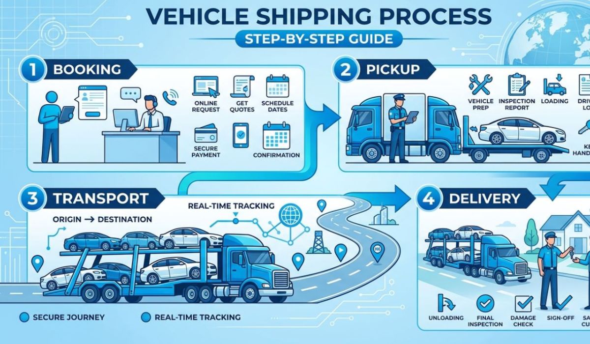 Grand Rapids Auto Transport carrier loading a vehicle for shipping