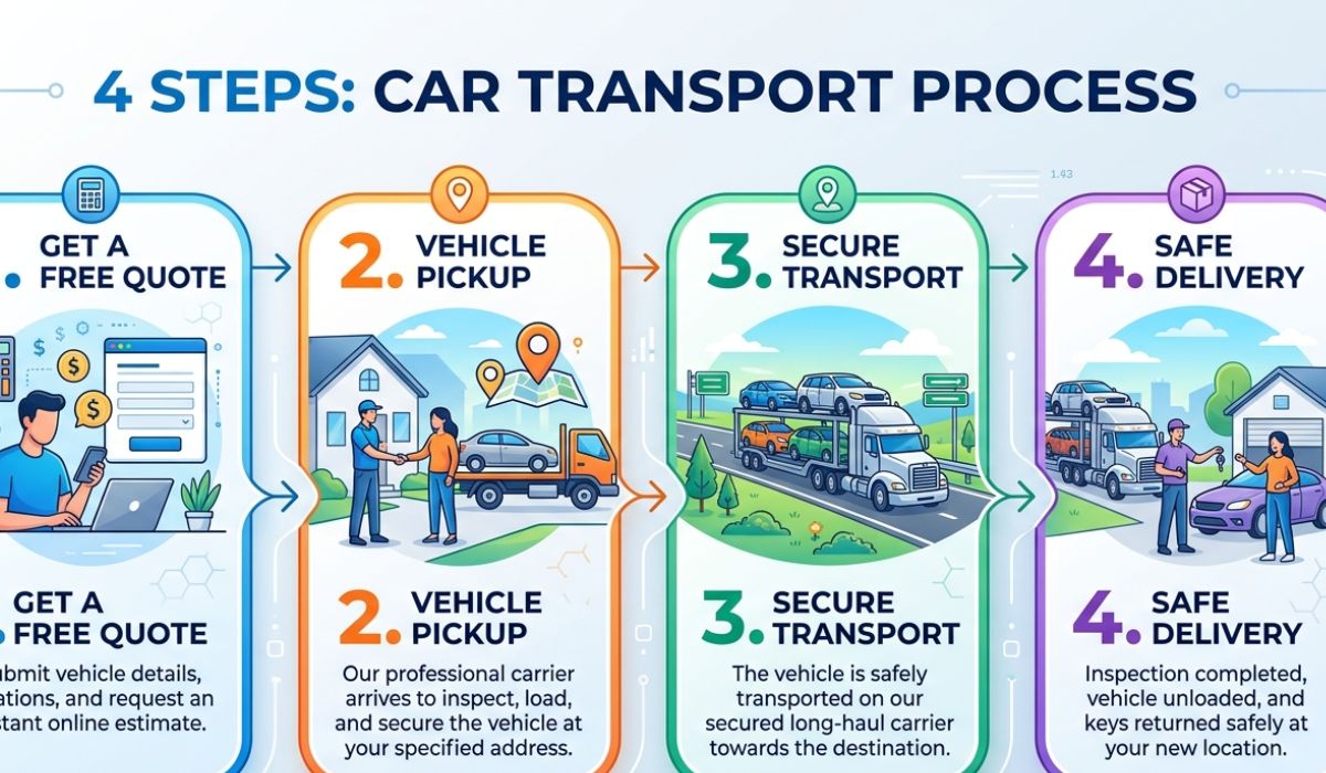 Idaho to Alaska auto transport process from pickup to delivery