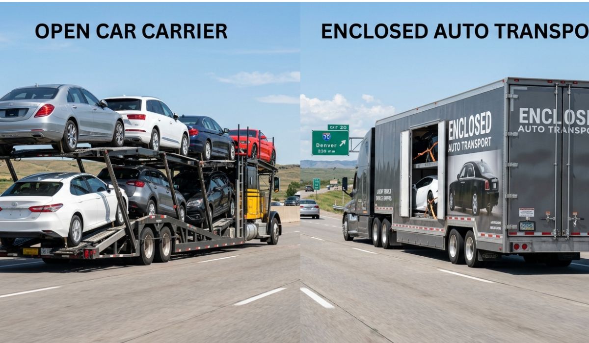 Open and enclosed car transport options for New York to Utah