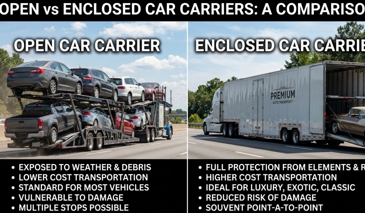 Open and enclosed car transport options from Michigan to New York