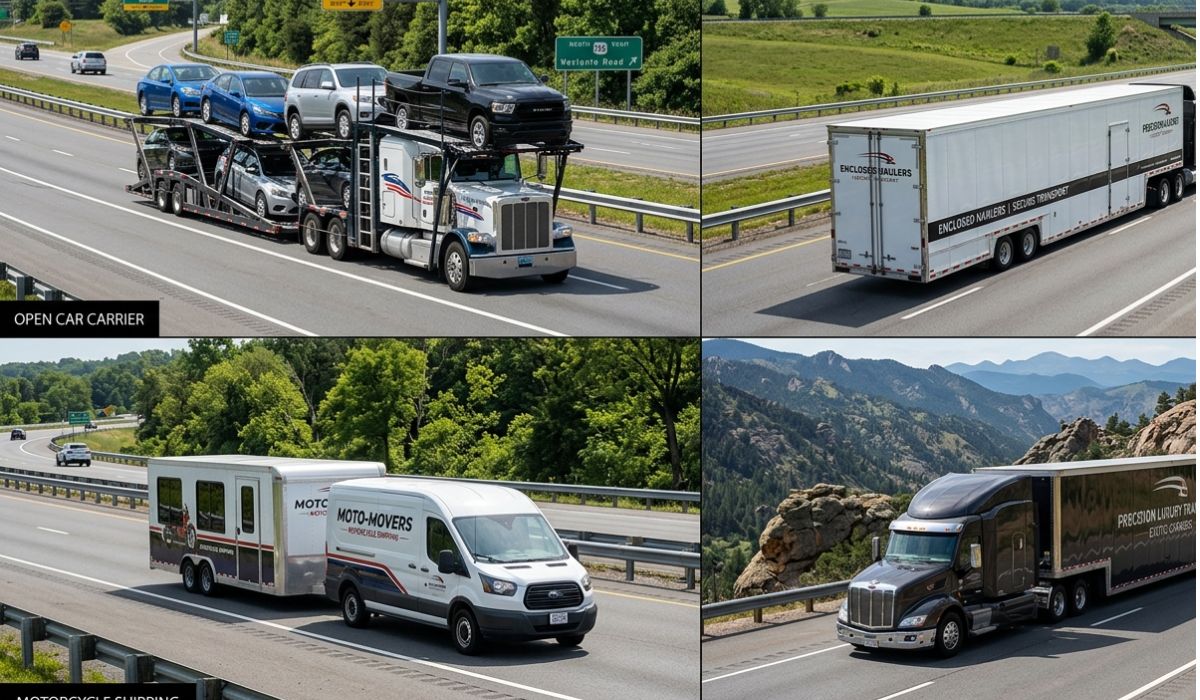 Open and enclosed Idaho to Alaska car transport options